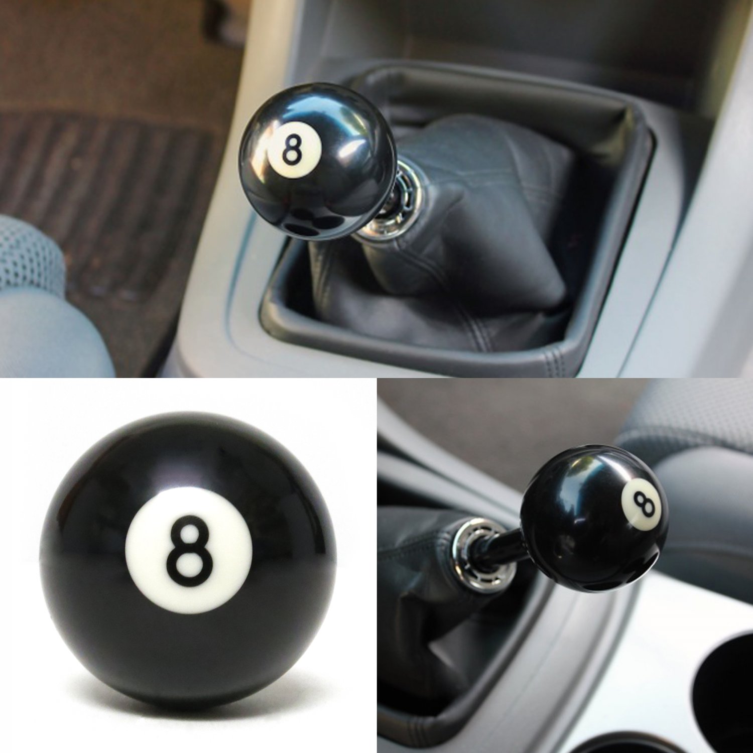 8 eight POOL BILLIARD BALL custom GEAR SHIFTER SHIFT KNOB car lever